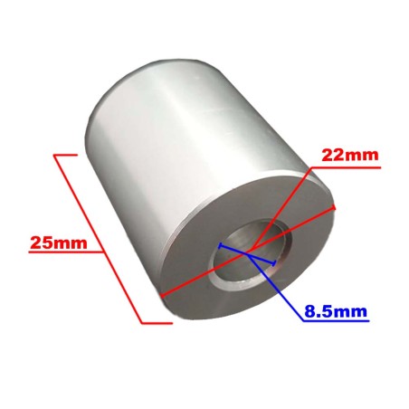 CASQUILLO SEPARADOR SUPERIOR IZQ AMORTIGUADOR 25X21X8MM