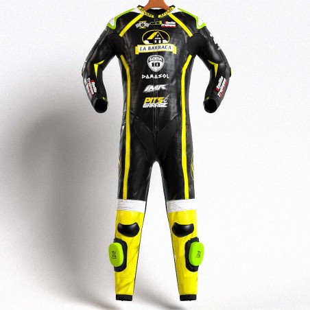 MONO XFOUR ADULTO AMARILLO FLUOR MODELO LA BARRACA X MIR RACING