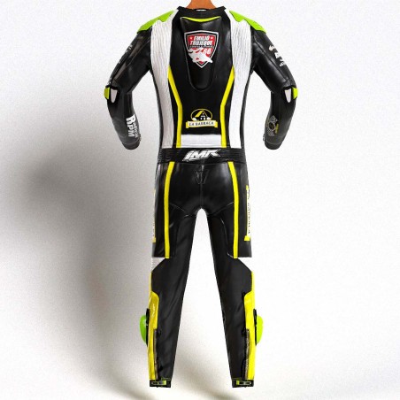 MONO XFOUR ADULTO AMARILLO FLUOR MODELO LA BARRACA X MIR RACING