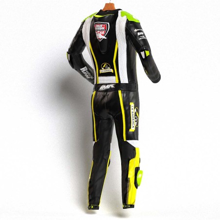 MONO XFOUR ADULTO AMARILLO FLUOR MODELO LA BARRACA X MIR RACING