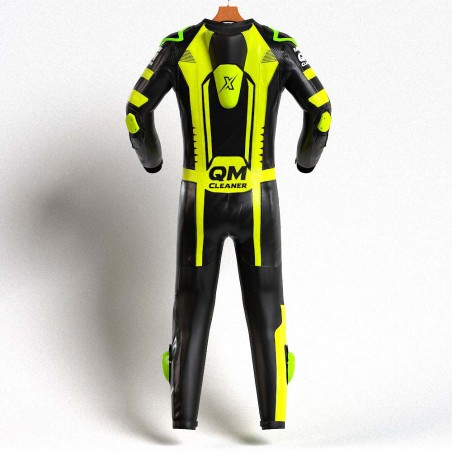 MONO XFOUR ADULTO AMARILLO FLUOR MODELO QM CLEANER X MIR RACING