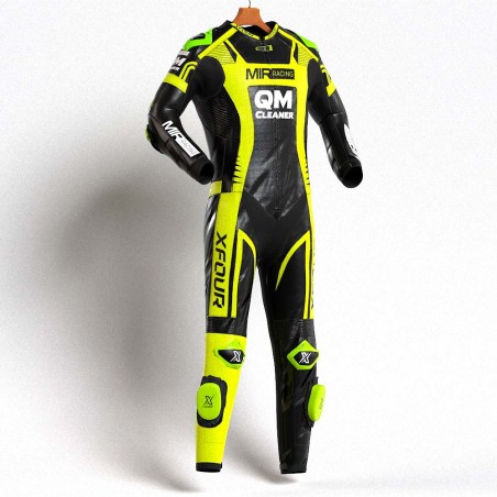 MONO XFOUR ADULTO AMARILLO FLUOR MODELO QM CLEANER X MIR RACING