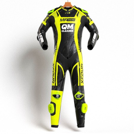 MONO XFOUR ADULTO AMARILLO FLUOR MODELO QM CLEANER X MIR RACING