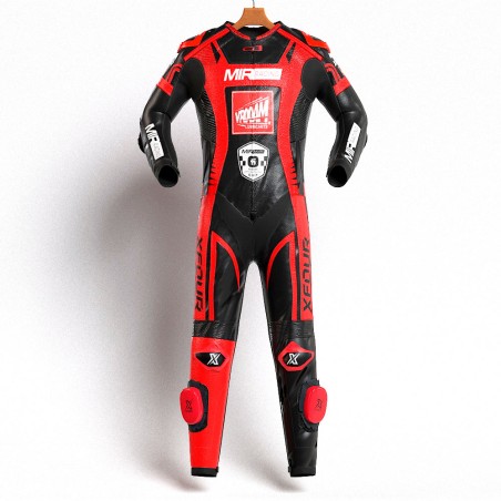 MONO XFOUR ADULTO MODELO VROOAM x MIR RACING ROJO Y NEGRO