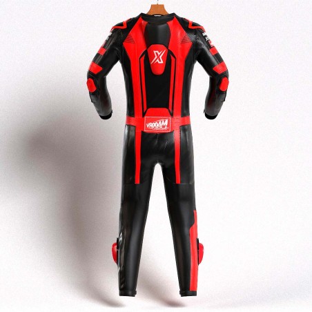 MONO XFOUR ADULTO MODELO VROOAM x MIR RACING ROJO Y NEGRO