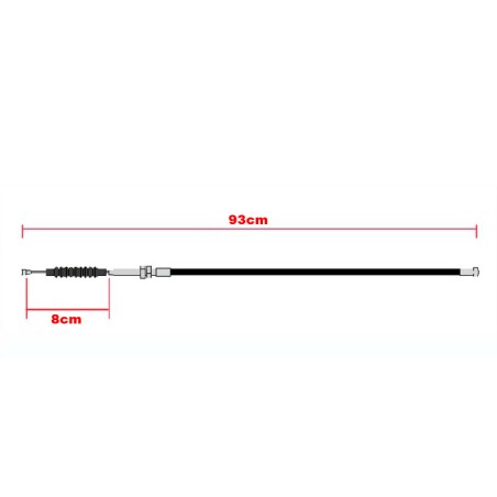 CABLE EMBRAGUE 93cm / Cable Libre 8cm IMR MX140/155