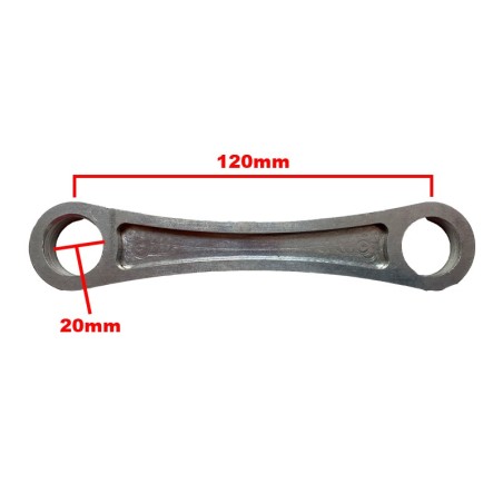 BIELETA TIRANTE CHASIS ANTIGUO GP10 G20 (D20MM L120MM)