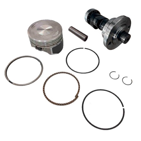 PISTON COMPLETO 220 MOTOLIGA - MODELO RACING + ARBOL DE LEVAS