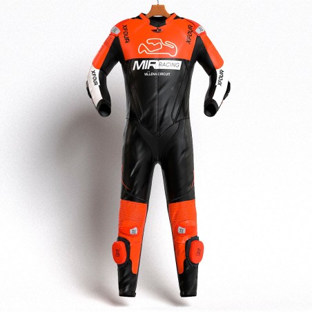 MONO XFOUR MIR RACING VILLENA CIRCUIT NARANJA FLUOR ADULTO