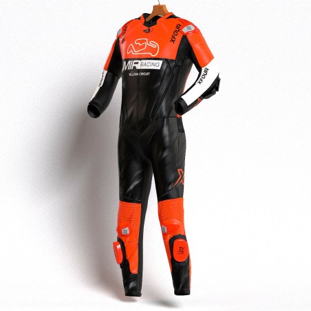 MONO XFOUR MIR RACING VILLENA CIRCUIT NARANJA FLUOR ADULTO