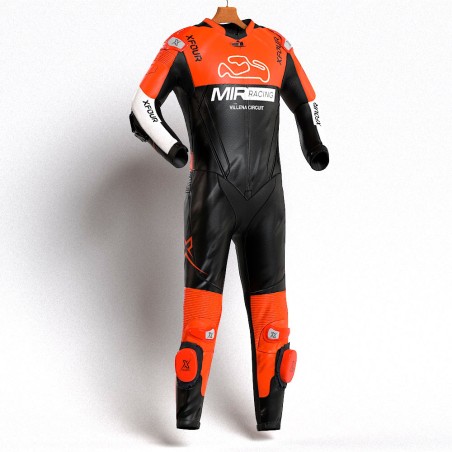 MONO XFOUR MIR RACING VILLENA CIRCUIT NARANJA FLUOR ADULTO