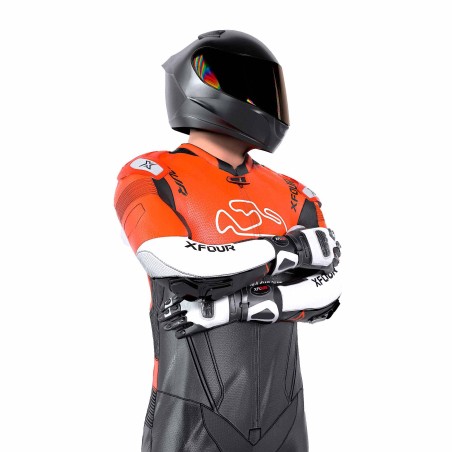 MONO XFOUR MIR RACING VILLENA CIRCUIT NARANJA FLUOR ADULTO