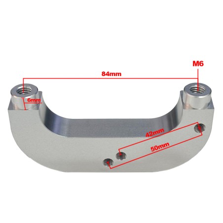 SOPORTE PINZA FORMULA HORQUILLA AXIAL DISCO 220mm