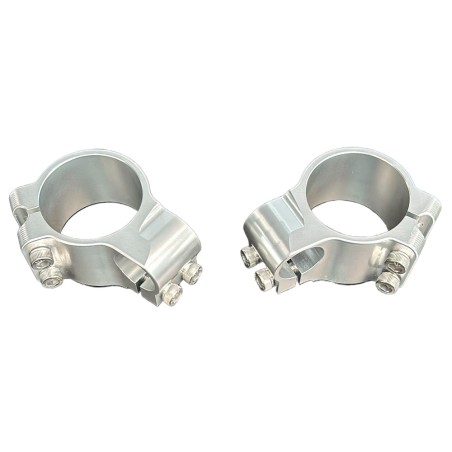 ABRAZADERAS SEMIMANILLAR 45mm PLATA (MODELO 5)