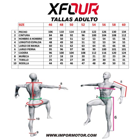 MONO XFOUR MIR RACING VILLENA CIRCUIT NARANJA FLUOR ADULTO