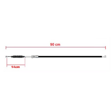 CABLE EMBRAGUE 90cm /Libre: 14cm MOTO 5