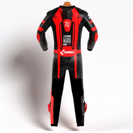 MONO XFOUR MODELO BMRA x MIR RACING NIÑO ROJO Y NEGRO