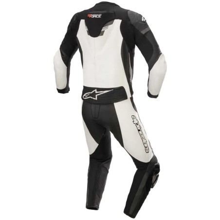 MONO ALPINESTARS GP FORCE CHASER NEGRO Y BLANCO - 2 PIEZAS
