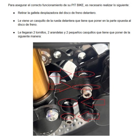 PITBIKE IMR 155 MODELO RACE PRO