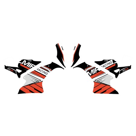 KIT ADHESIVOS MIR RACING MOTO 5 (NARANJA FLUOR)