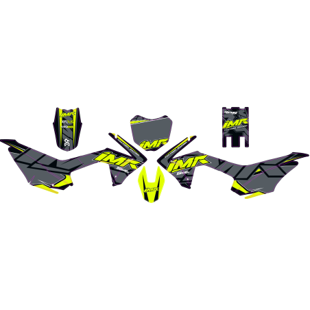 KIT ADHESIVOS CRF110 AMARILLO