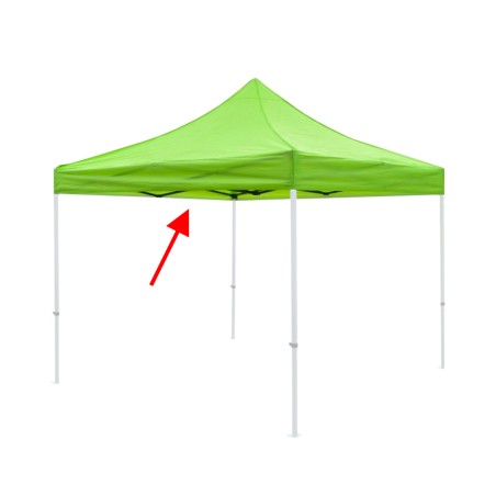 TECHO CARPA 3X3 IMPERMEABLE VERDE (OUTLET)
