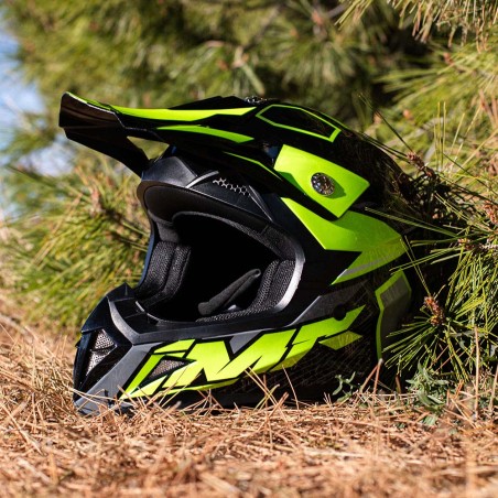 CASCO NIÑO IMR MX WOLF AMARILLO