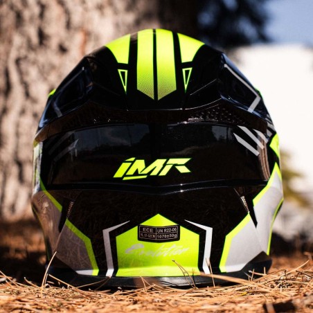 CASCO NIÑO IMR MX WOLF AMARILLO