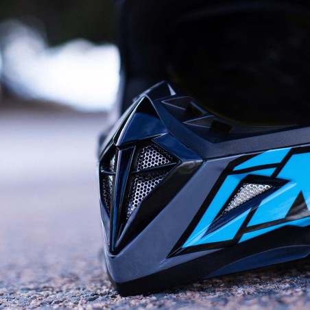 CASCO NIÑO IMR MX WOLF AZUL