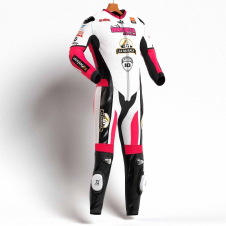 MONO XFOUR NIÑO MODELO MARIETA x MIR RACING ROSA FLUOR