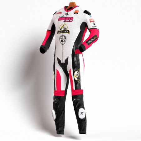 MONO XFOUR NIÑO MODELO MARIETA x MIR RACING ROSA FLUOR