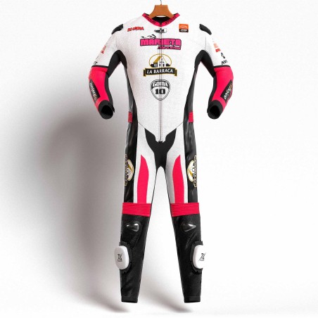 MONO XFOUR NIÑO MODELO MARIETA x MIR RACING ROSA FLUOR