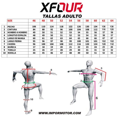 MONO XFOUR ADULTO MODELO MARIETA x MIR RACING ROSA FLUOR