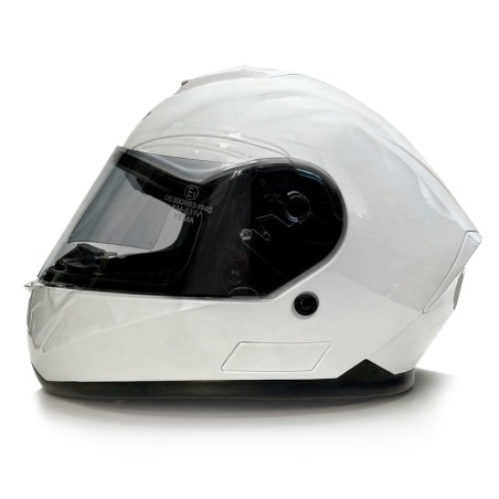 CASCO KART INTEGRAL BLANCO BRILLO XFOUR