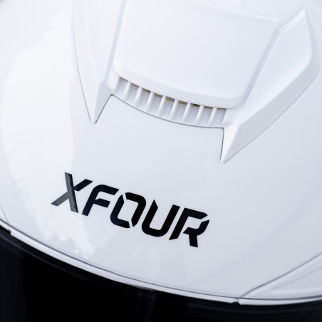 CASCO INTEGRAL BLANCO BRILLO XFOUR
