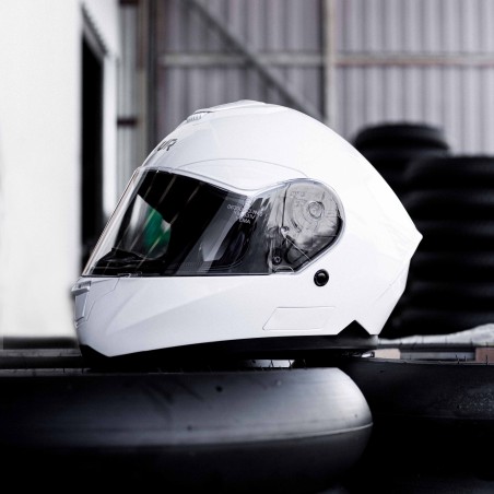 CASCO INTEGRAL BLANCO BRILLO XFOUR