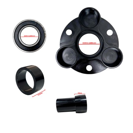 PORTACORONA COMPLETO PROMO 3 / MOTO 5 (RODAMIENTO 6005)