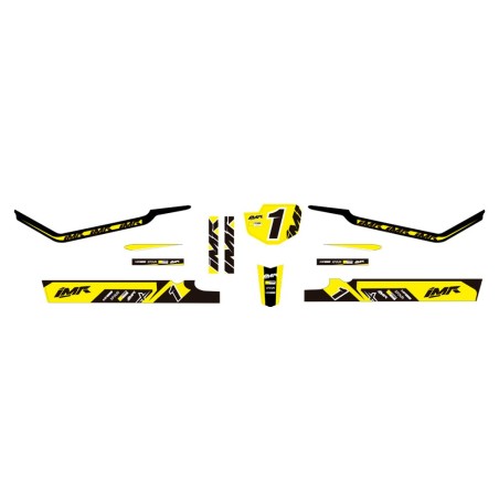 ADHESIVOS BICICLETA ELECTRICA NIÑO 350W 16" IMR (AMARILLO FLUOR)