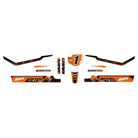 ADHESIVOS BICICLETA ELECTRICA NIÑO 350W 16" IMR (NARANJA FLUOR)