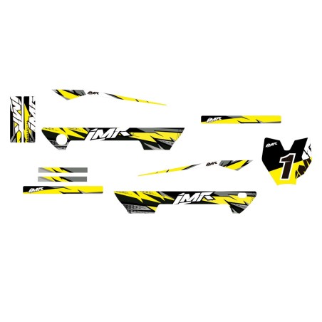 ADHESIVOS BICICLETA ELECTRICA SHARK 20" IMR (AMARILLO FLUOR)