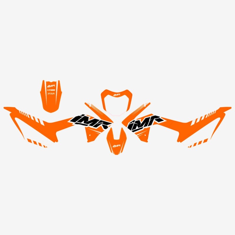 KIT ADHESIVOS GP 20 / CRF110 NARANJA