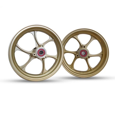 JUEGO LLANTAS 12" ULTRALIGERAS (NEGRAS)