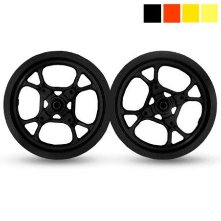 JUEGO LLANTAS 10" MINIGP 110 / ALEVIN 90 (NEGRO)