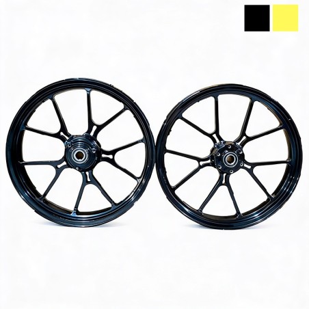 JUEGO LLANTAS 17" LIGERAS PM4/PROMO3/M5 (NEGRA)