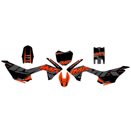 KIT ADHESIVOS GP 20 / CRF110 ROJO FLUOR