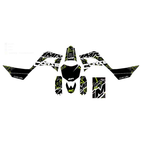 KIT ADHESIVOS CRF50 CORSE VERDE FLUOR