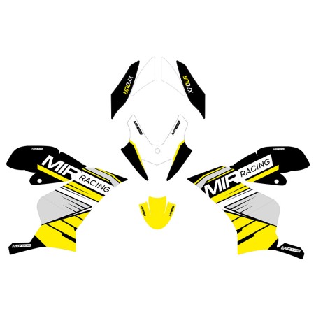 VINILOS MIR RACING GP12" 220cc (AMARILLO FLUOR)