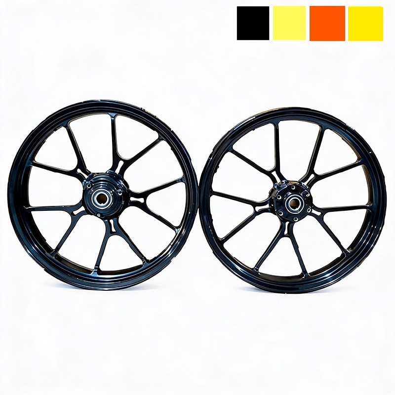 JUEGO LLANTAS 17" LIGERAS PM4/PROMO3/M5 (NEGRA)