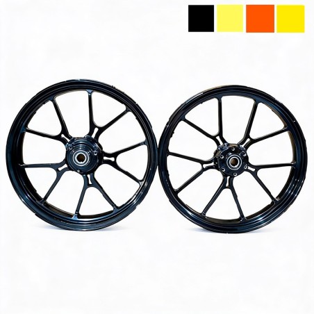 JUEGO LLANTAS 17" LIGERAS PM4/PROMO3/M5 (NEGRA)