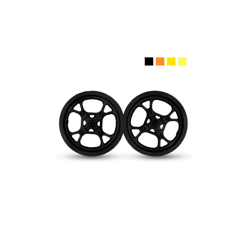 JUEGO LLANTAS 10" MINIGP 110 / ALEVIN 90 ¡4 COLORES!